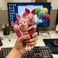 The Piglet Amigurumi Pattern step 2 - assembly progress