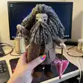 Giant-Forester Amigurumi Pattern step 1 - construction progress