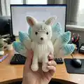 Fuyuko The Kitsune Amigurumi Pattern step 1 - construction progress