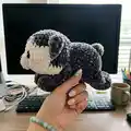 My little Husky dog Amigurumi Pattern step 3 - details and accessories