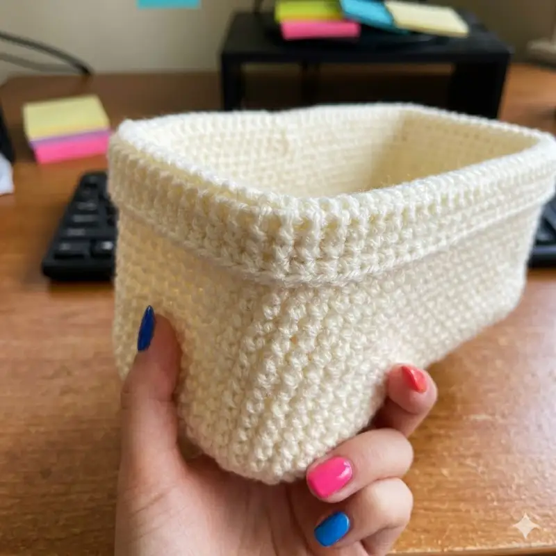 Complimentary Beginner Friendly crochet pattern: Basic Crochet Basket Pattern - Simple to follow guide
