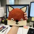 Fox Hat Pattern step 3 - details and accessories