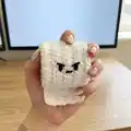 Angry TP Cal Amigurumi Pattern step 3 - details and accessories