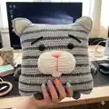 Pillow-Cat Amigurumi Pattern step 3 - details and accessories