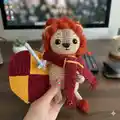 Lion Gryffin Amigurumi Pattern step 4 - final assembly and finishing