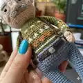 Grandpa Amigurumi Pattern step 3 - details and accessories