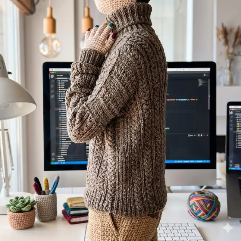 Complimentary Advanced crochet pattern: Crossbill children's sweater Pattern - Simple to follow guide