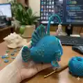 Anglerfish SAM Amigurumi Pattern step 4 - final assembly and finishing