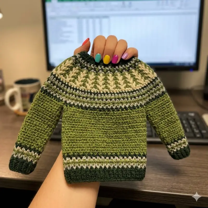 Complimentary Intermediate crochet pattern: Embla's Mom Pattern - Simple to follow guide