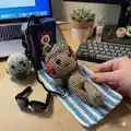 Groot Amigurumi Pattern step 1 - construction progress
