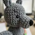Wolf Hand Puppet Amigurumi Pattern step 3 - details and accessories