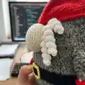 Gnome pillow Amigurumi Pattern step 3 - details and accessories