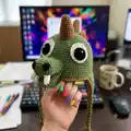 Crochet Hatimals Pattern step 1 - construction progress
