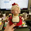 Granny Claus Amigurumi Pattern step 4 - final assembly and finishing