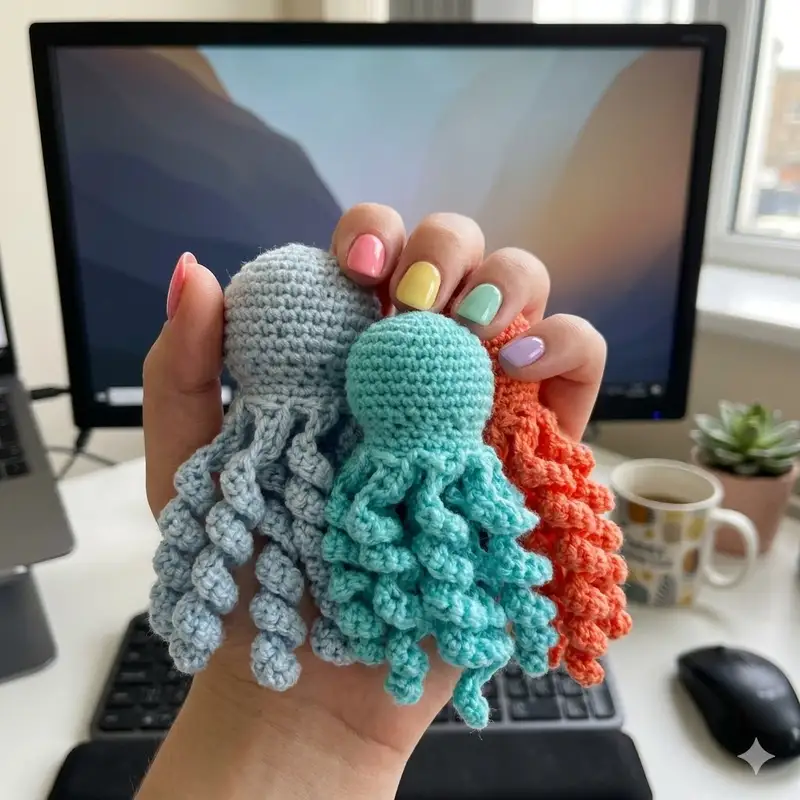 Complimentary Beginner Friendly crochet pattern: Crochet Octopus Amigurumi Pattern - Simple to follow guide
