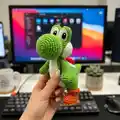Yoshi Amigurumi Pattern step 1 - construction progress