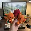 Charmander Amigurumi Pattern step 4 - final assembly and finishing