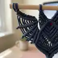 Bat Wall Hanging Pattern step 2 - assembly progress