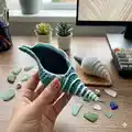 Tulip Shell Pattern step 2 - assembly progress
