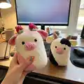 Cow Squishmallow Plushie Amigurumi Pattern step 2 - assembly progress