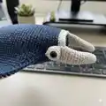 Jacque the Manta Ray Amigurumi Pattern step 3 - details and accessories