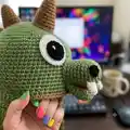 Crochet Hatimals Pattern step 2 - assembly progress
