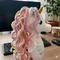 Sea Unicorn Amigurumi Pattern step 2 - assembly progress