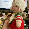 Granny Claus Amigurumi Pattern step 3 - details and accessories
