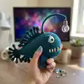 Anglerfish SAM Amigurumi Pattern step 2 - assembly progress