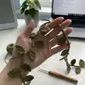 Leaf Garland Pattern step 4 - final assembly and finishing