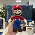 Super Mario Amigurumi Pattern step 2 - assembly progress