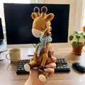 Ollie the Giraffe Amigurumi Pattern step 3 - details and accessories