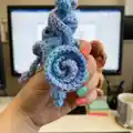 Grumpy Mini Octopus Amigurumi Pattern step 3 - details and accessories