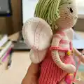 Teya the Fairy Amigurumi Pattern step 4 - final assembly and finishing