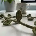 Leaf Garland Pattern step 2 - assembly progress
