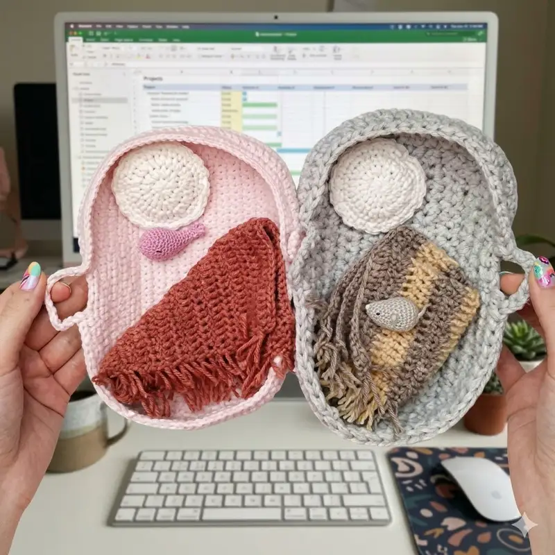 Complimentary Intermediate crochet pattern: Bed Blanket Pillow and Toy Amigurumi Pattern - Simple to follow guide