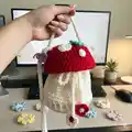 Mushroom Bag Pattern step 2 - assembly progress
