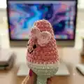 Wendi the Watermelon Amigurumi Pattern step 3 - details and accessories