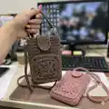 Phone Bag with Pocket Pattern step 4 - final assembly and finishing