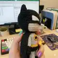 Batman Amigurumi Pattern step 3 - details and accessories