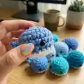 Mini Whale Amigurumi Pattern step 3 - details and accessories