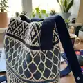 Lili Backpack Pattern step 2 - assembly progress