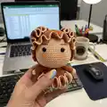Caro-The Coral Girl Amigurumi Pattern step 1 - construction progress