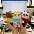 We Bare Bears 2 Amigurumi Pattern step 4 - final assembly and finishing