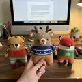 Minimals Deer Amigurumi Pattern step 1 - construction progress