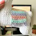 Layla the Llama Amigurumi Pattern step 3 - details and accessories