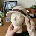 Bucket Hat Amigurumi Pattern step 1 - construction progress