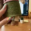 Grandma Amigurumi Pattern step 2 - assembly progress