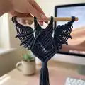 Bat Wall Hanging Pattern step 1 - construction progress
