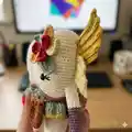 Tooth Fairy Amigurumi Pattern step 3 - details and accessories